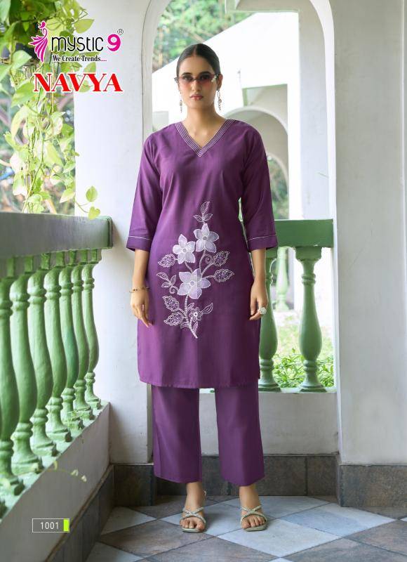Mystic9 navya vol 1 coord set Kurti wholesale market in Bhavnagar